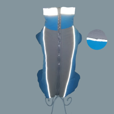 manteau pour chien bandes réfléchissantes