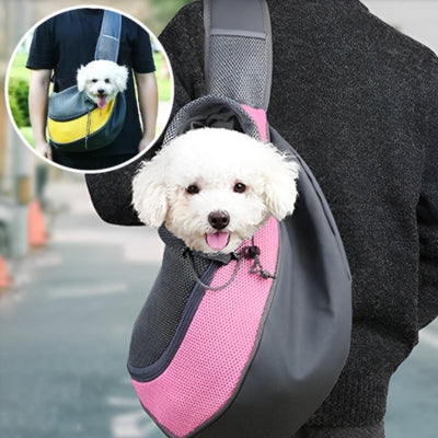 sac a dos chiens rose noir