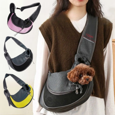 sac a dos chiens noir rose jaune