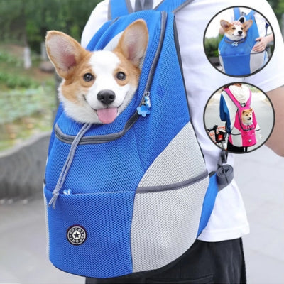 sac a dos pour chien bleu Corgie