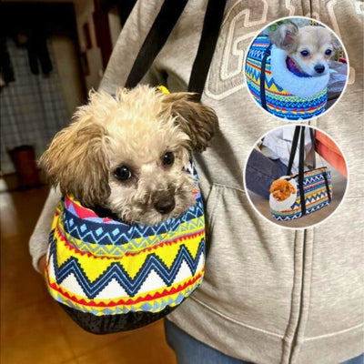 sac à dos pour chien voyage zigzag caniche