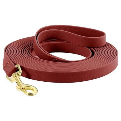 longe pour chien rouge